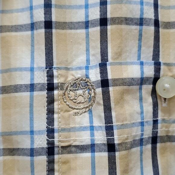 Wrangler, George Strait Cowboy Cut Collection Plaid Shirt, Size Medium - Picture 3 of 6
